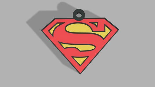 Superman keychain
