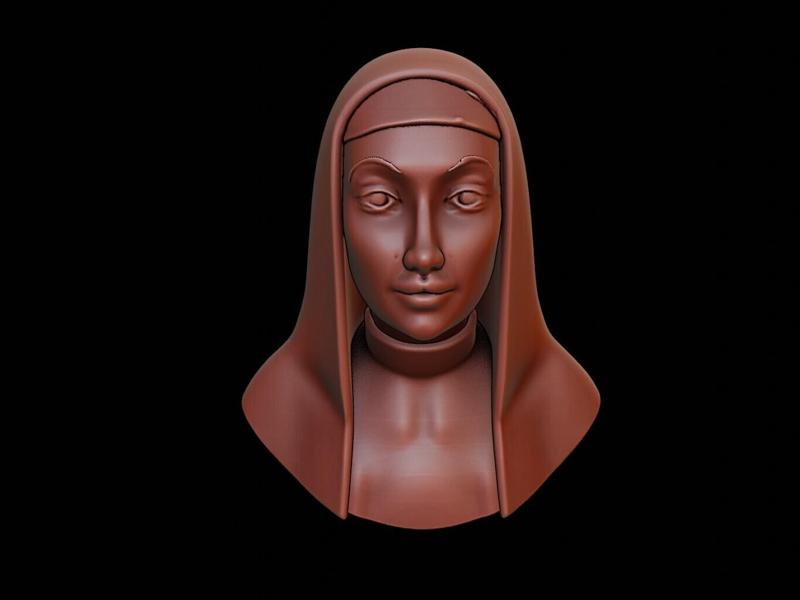 Nun Bust