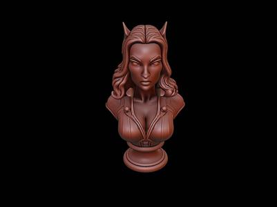 Scarlet Witch Bust