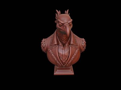 Vulture Bust
