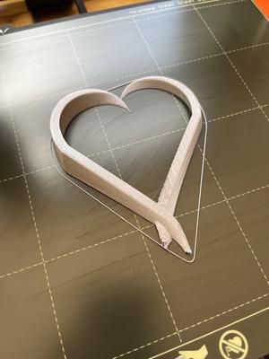 Heart Shape Cake Topper