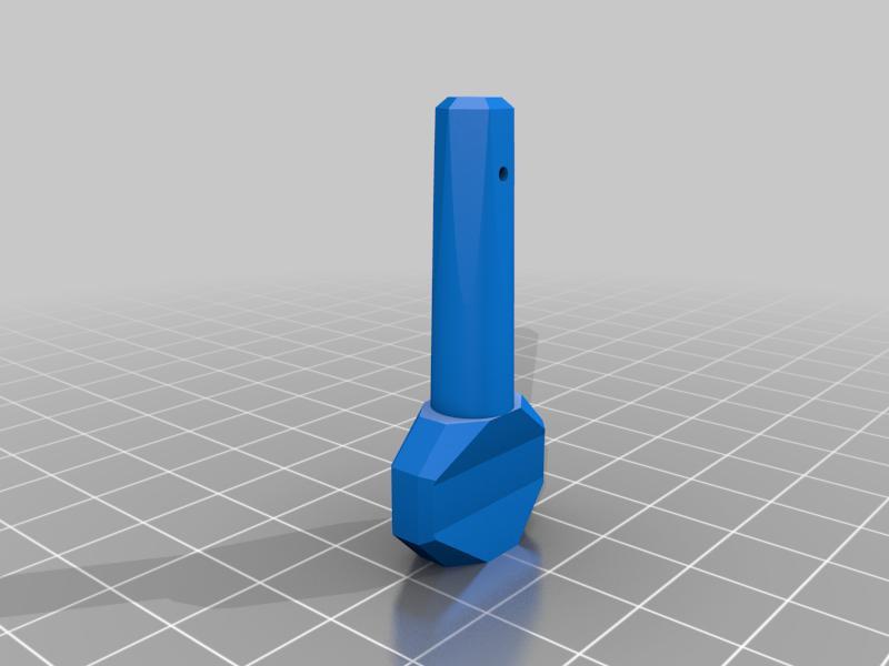 Peg with hole