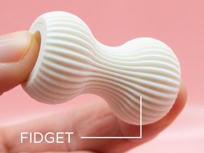 Bean Roller Fidget by Pork3D.com