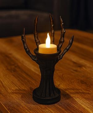 [PREMIUM] SKELETON HAND TEA LIGHT HOLDER - HAND OF SHADOWS