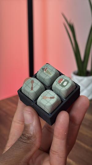 4 Slot Keycap And Switch Holder/Tester