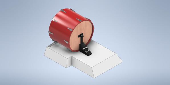KICK DRUM shaped ENTER key