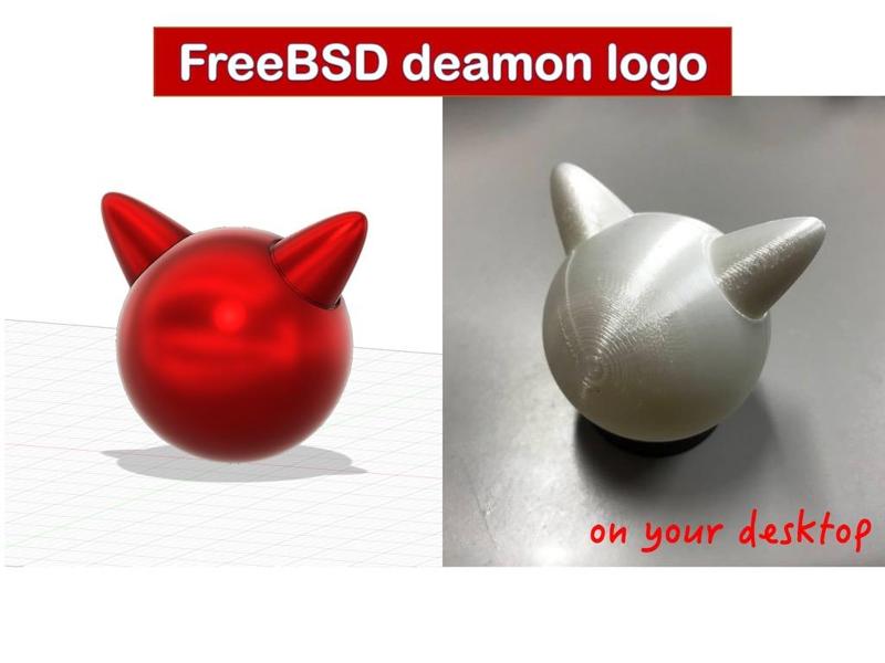 FreeBSD deamon logo model