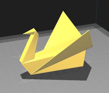 Decorative Origami Swan