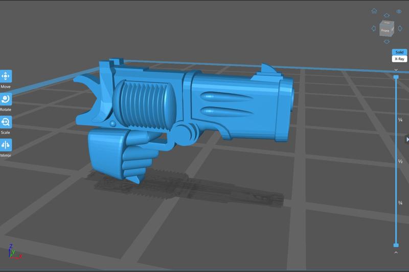 Albia Pattern plasma revolver MK-III