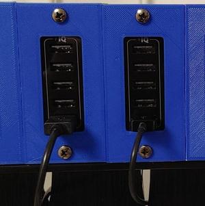 Anker 5 Port USB charger DAP 19 inch mount