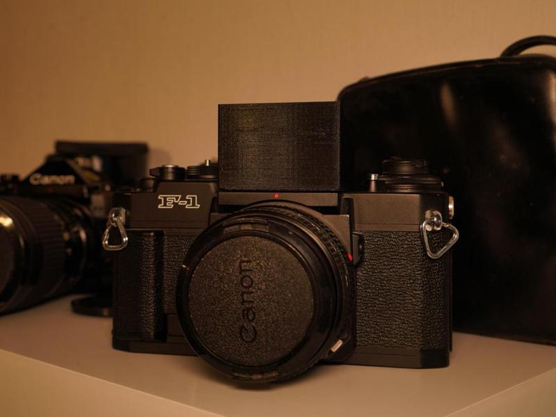 Waist-level finder for Canon FD NEW F-1