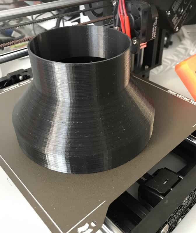 125mm inside to 80mm outside adapter