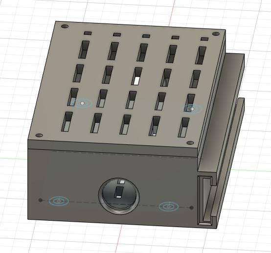 BOX and Lid for Songhe LM2596S LM2596 with LED Display Voltmeter Buck Converter DC-DC 4.0-40V to 1.25-37V 2A Voltage Adjustable Board Step Down Module