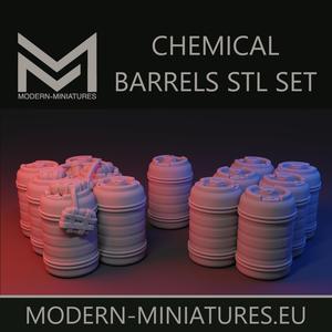 Chemical Barrels. IED, VBIED, improvised bomb scatter