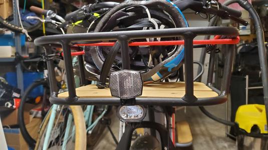 Front reflector holder Decathlon R500elec