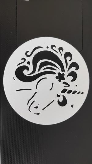 Unicorn template for painting