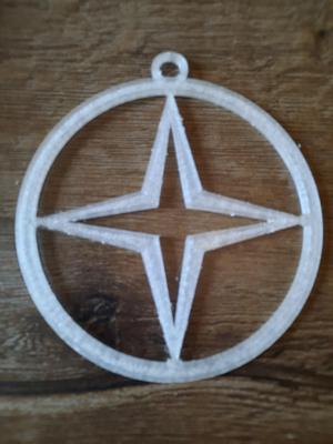 Weihnachtsbaumanhänger Stern