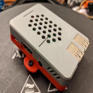 Snap Fit Raspberry Pi 3 Model B+ Case with mounting bracket
