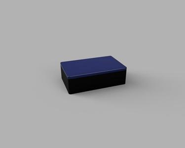 Hinged storage box