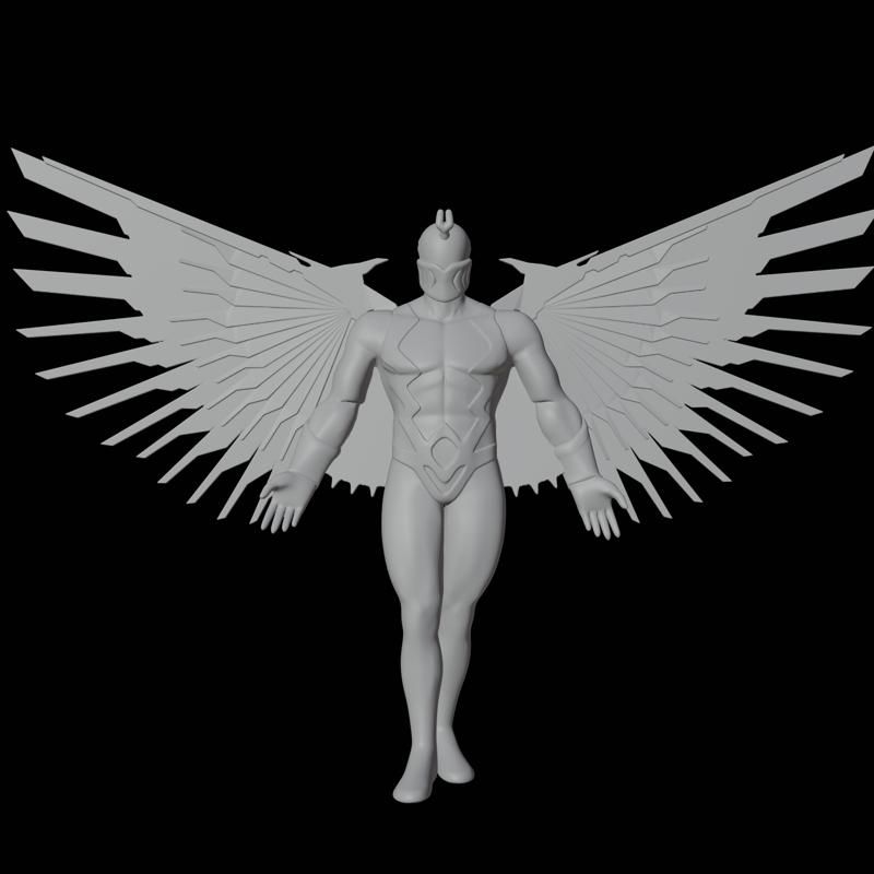 Black Bolt Marvel X Figure [Series 1]