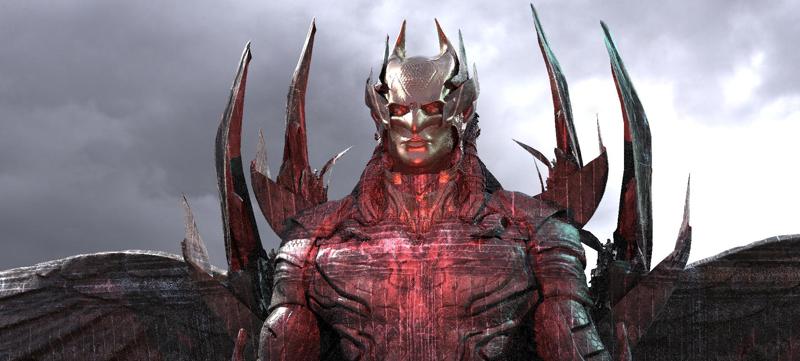 Batman Evil Helmet version 2Tiled texture provided