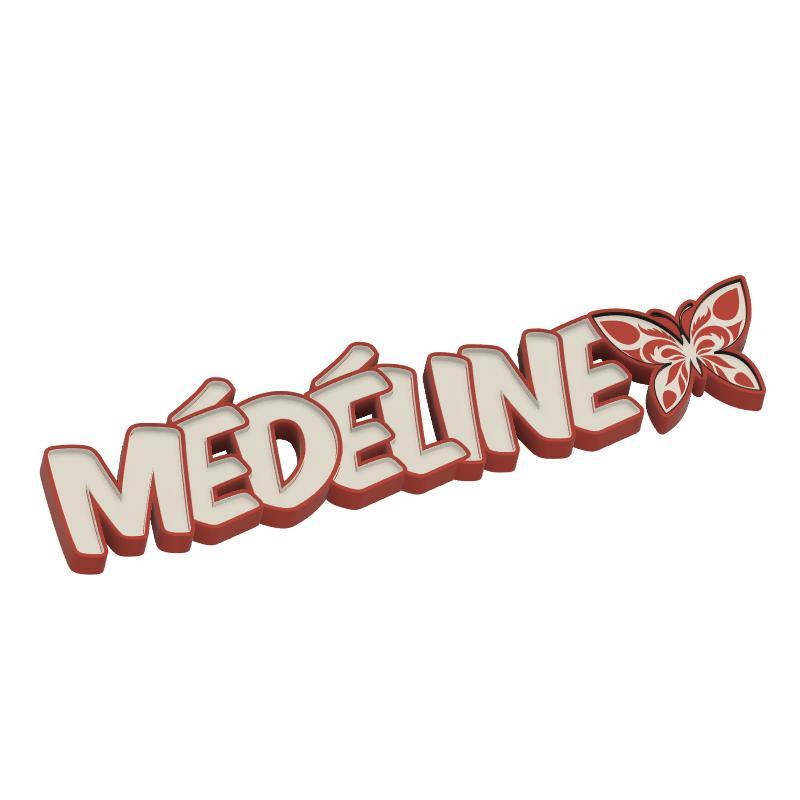 FIRST NAME LED TO ASSEMBLE Médéline