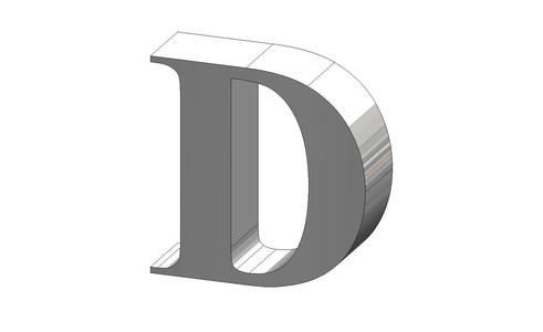 D Letter Times New Roman Font