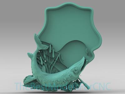 3D Model STL File for CNC Router Laser & 3D Printer Pike With Shield