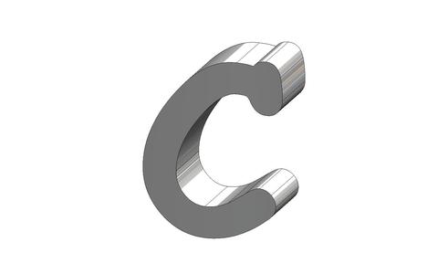 C Letter Comic Sans MS Font