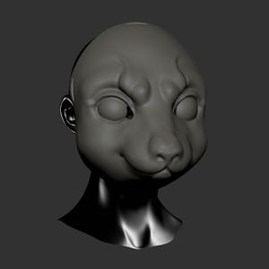 Fursuit mask base.