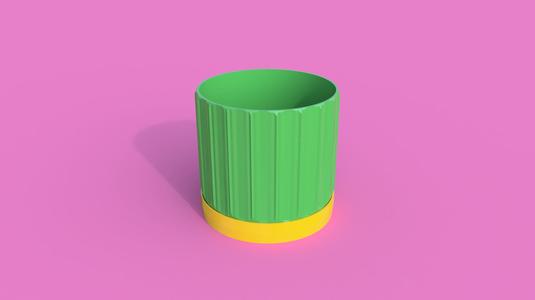 Planter (Cover Pot) with Drainage and Drip Tray