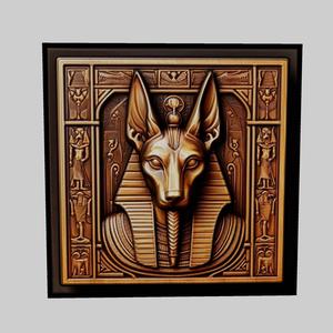 Anubis Ancient Egyptian God for CNC Router Laser & 3D Printer