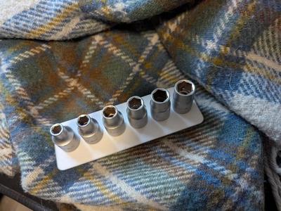 Gridfinity Socket set holder 3/8   