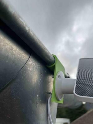 Kamera Panel Halterung für Dachrinne DN 333