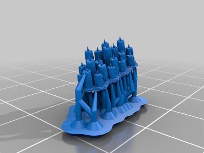 Group of Melted Candles