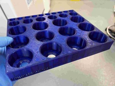 Rack for 50mL urine pots (plus other sizes)