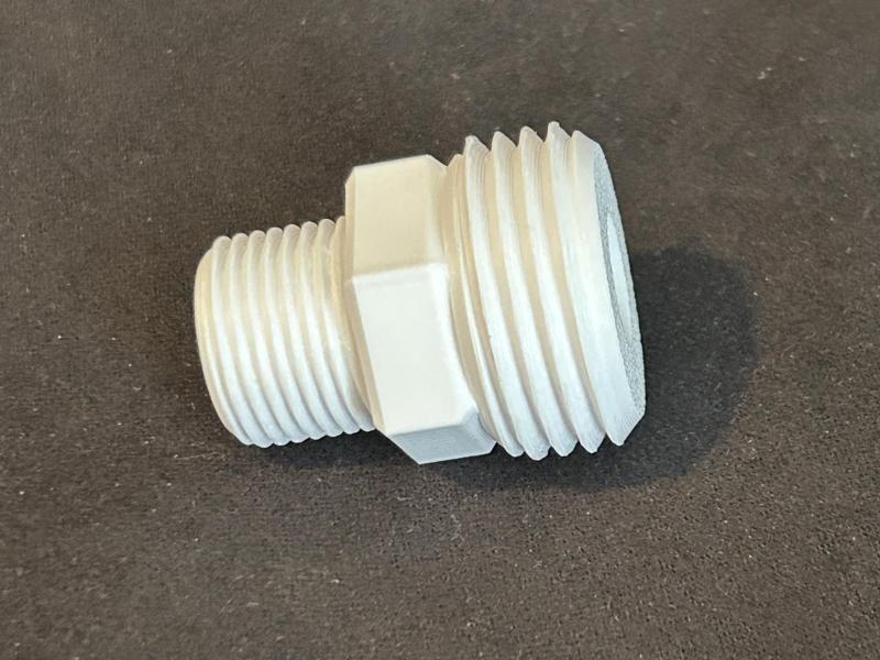 3/8 NPS to 3/4 GHT Garden Hose Adapter