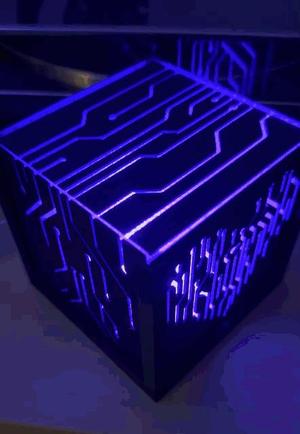 Heart Circuit Cube Lamp