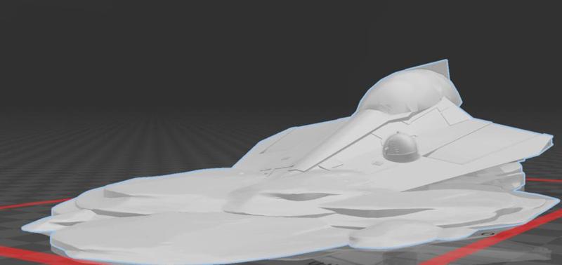 SW Legion Terrain: Crashed Delta 7 Starship