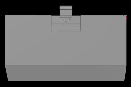 Sony ICF-7600D Battery Cover v1.0
