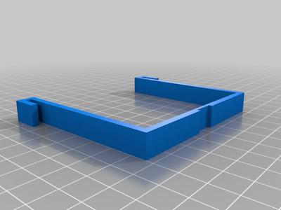 Drink holder camping chair Quechua Decathlon fully 3D printable