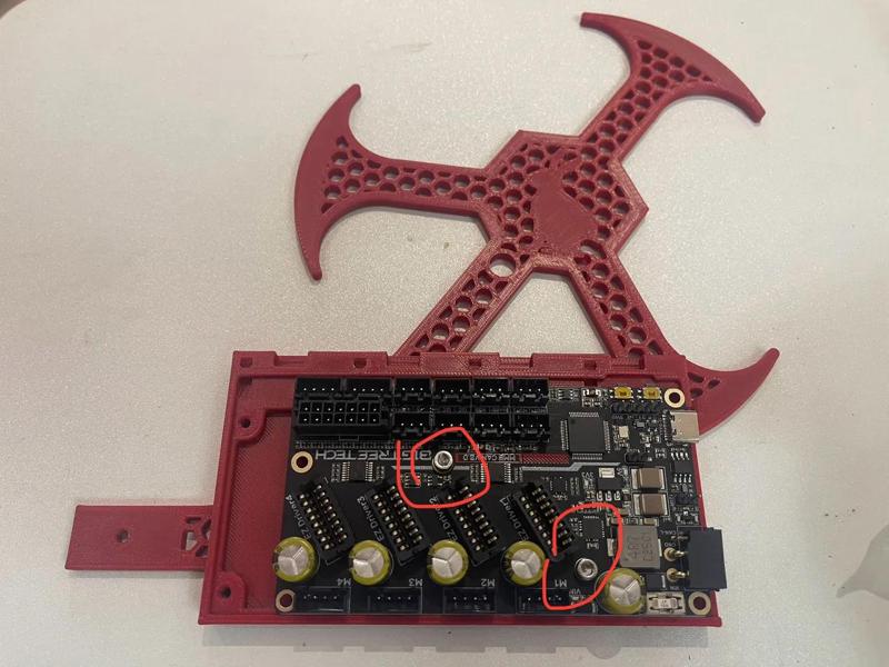 ERCFV2 Support Arm Endcap With BTT MMB V2.0 For ERCT Buffer   