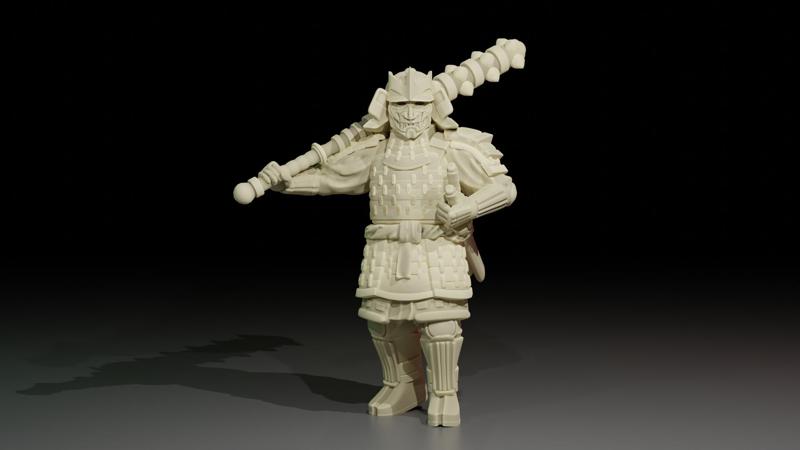 Tetsubo Armed Samurai