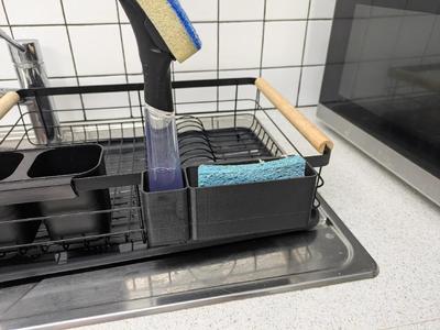Dish Drying Tray Sponge Basket   