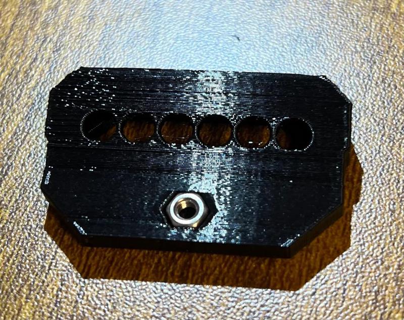 MMU Enclosure Top PTFE  6 hole Passthrough   
