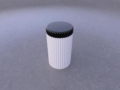 ribbed jar