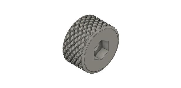 Knurled M4 Thumb Knob for Hex bolts