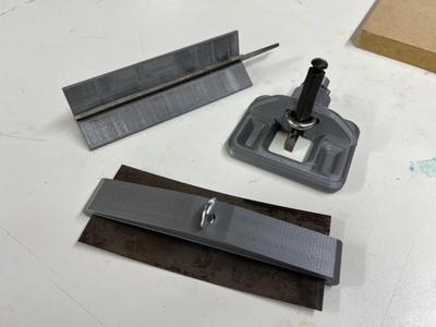 Scraper card holder