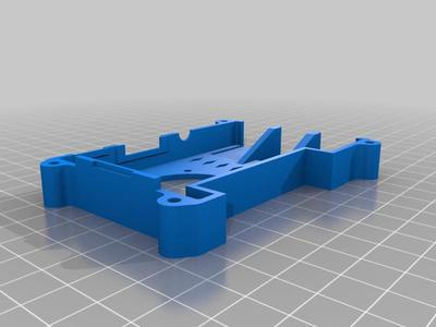Pi case 40mm fan pin cut out 