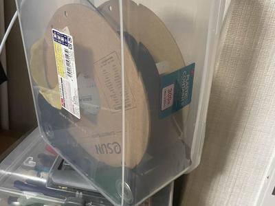 fillament spool holder for 100yen-case